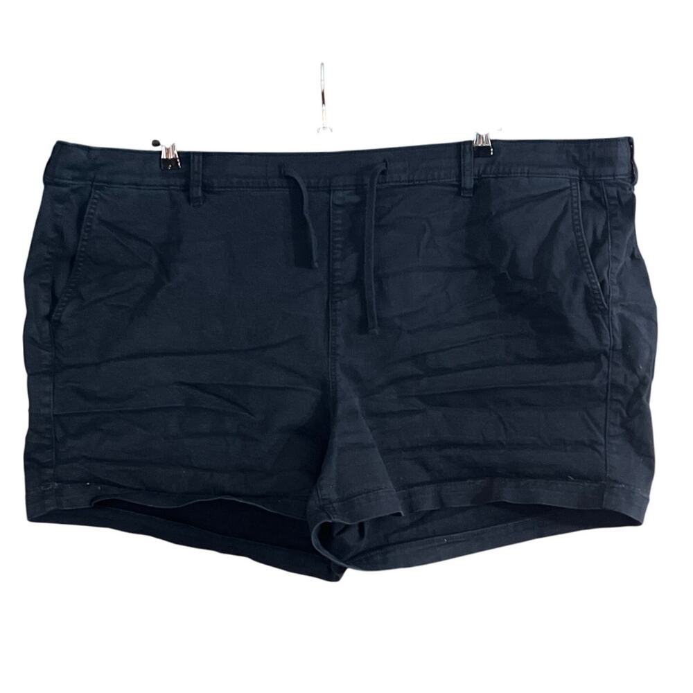 Torrid Women's Plus Size Black Dye Denim Jean Shorts Size 4 4X